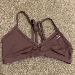 Gymshark Strappy Brown Sports Bra